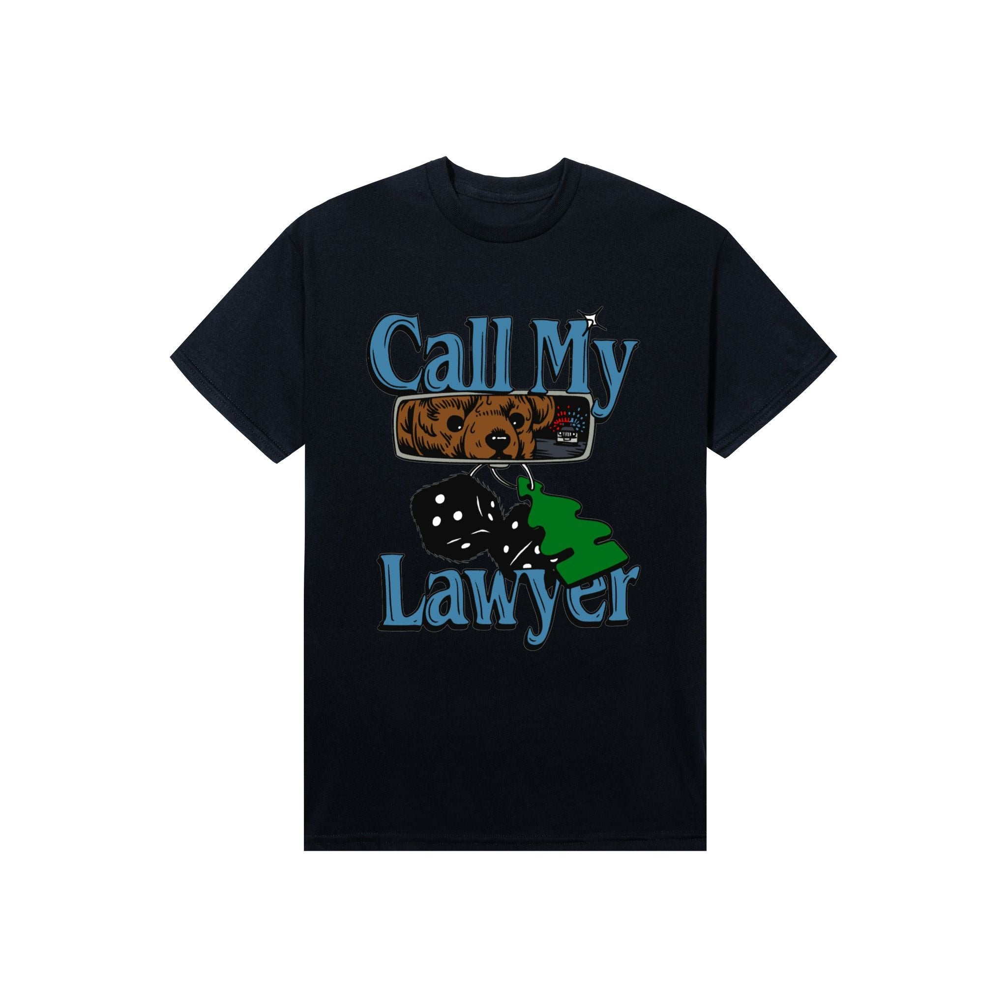 Market Studios | Call My Lawyer Chase T-Shirt – Pirate Black - Gallery Streetwear