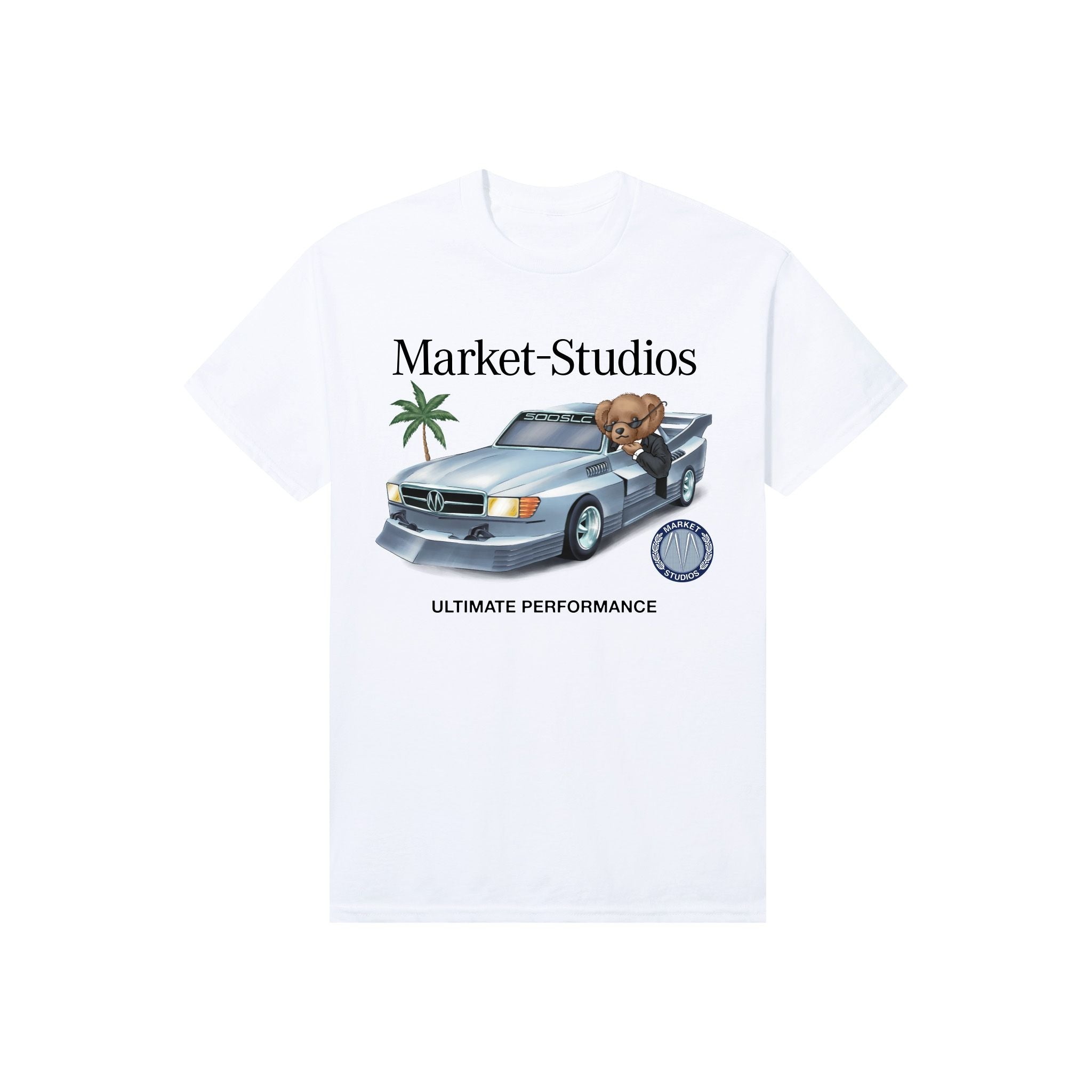 Market Studios | DES Bear T-Shirt – White - Gallery Streetwear