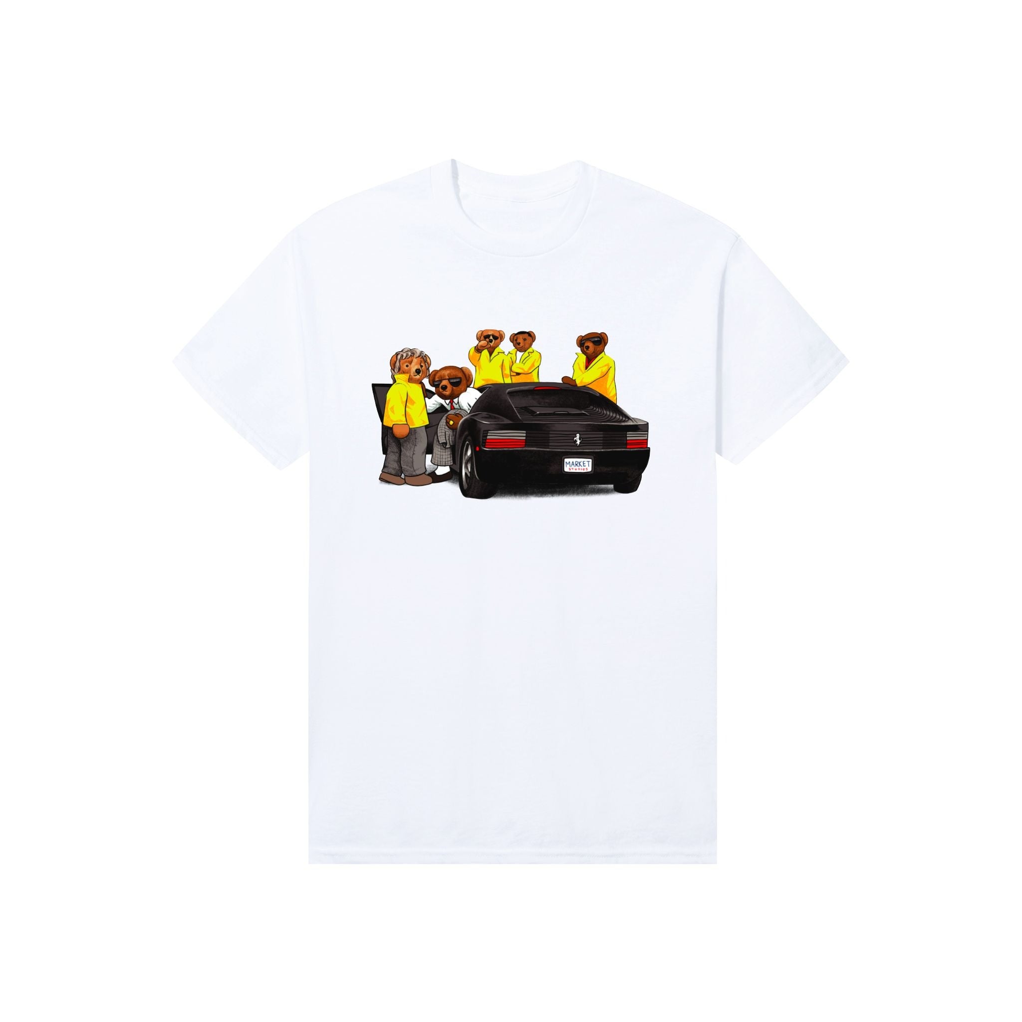 Market Studios | High Security Bear T-Shirt – White - Gallery Streetwear