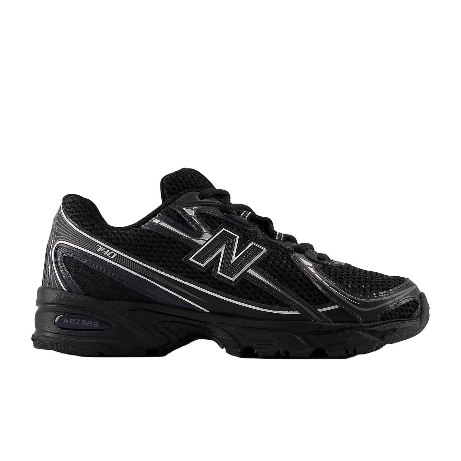 New Balance shoe | 740 – Black/Silver Metallic - Gallery Streetwear