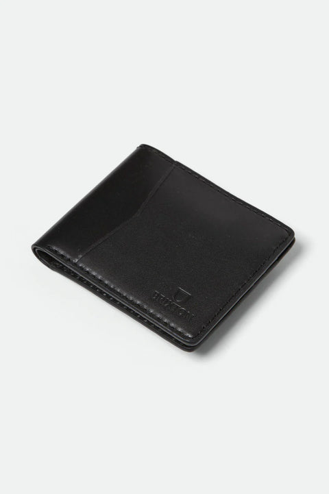 Brixton | Traditional Leather Wallet Black - Gallery Streetwear