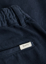 FORET CLAY SHORTS NAVY - Gallery Streetwear