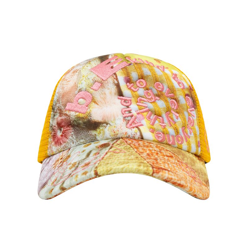 b.Eautiful Bi Foam Trucker Hat Tangerine | Gallery Streetwear Canada