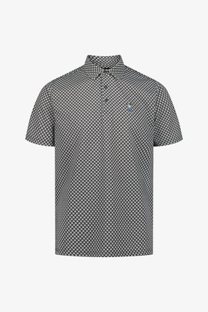 Eastside Golf Snap Placket Polo Geo ESG Print