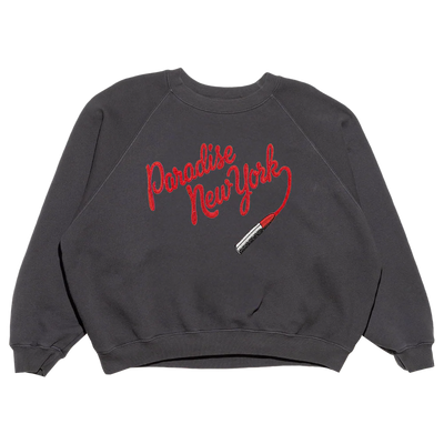 Paradise NYC Paradise Dolls Embroidered Crewneck Black