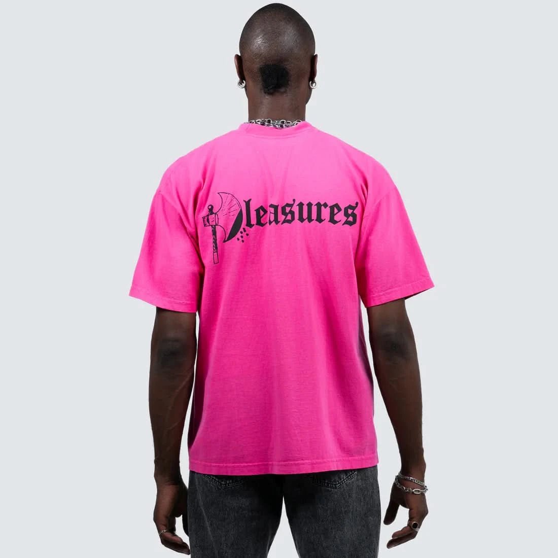 Pleasures | Axed Tee Fuchsia - Gallery Streetwear
