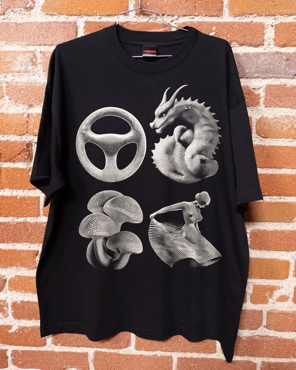 Pleasures Disfunction T-Shirt - Black - Gallery Streetwear