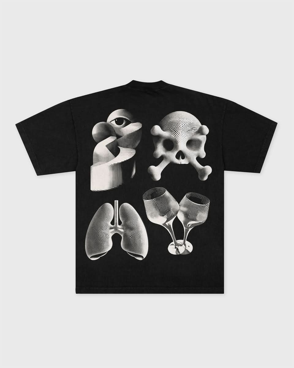 Pleasures Disfunction T-Shirt - Black - Gallery Streetwear