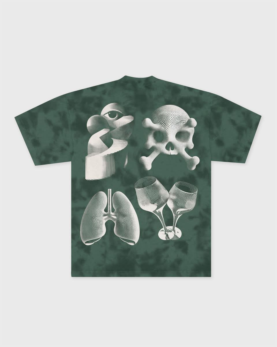 Pleasures Disfunction T-Shirt - Green - Gallery Streetwear
