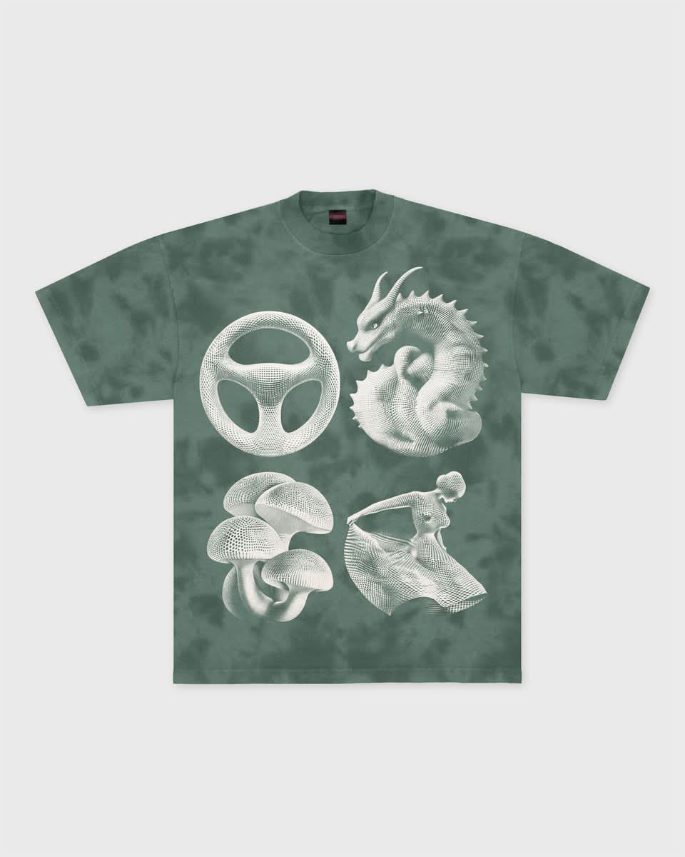 Pleasures Disfunction T-Shirt - Green - Gallery Streetwear