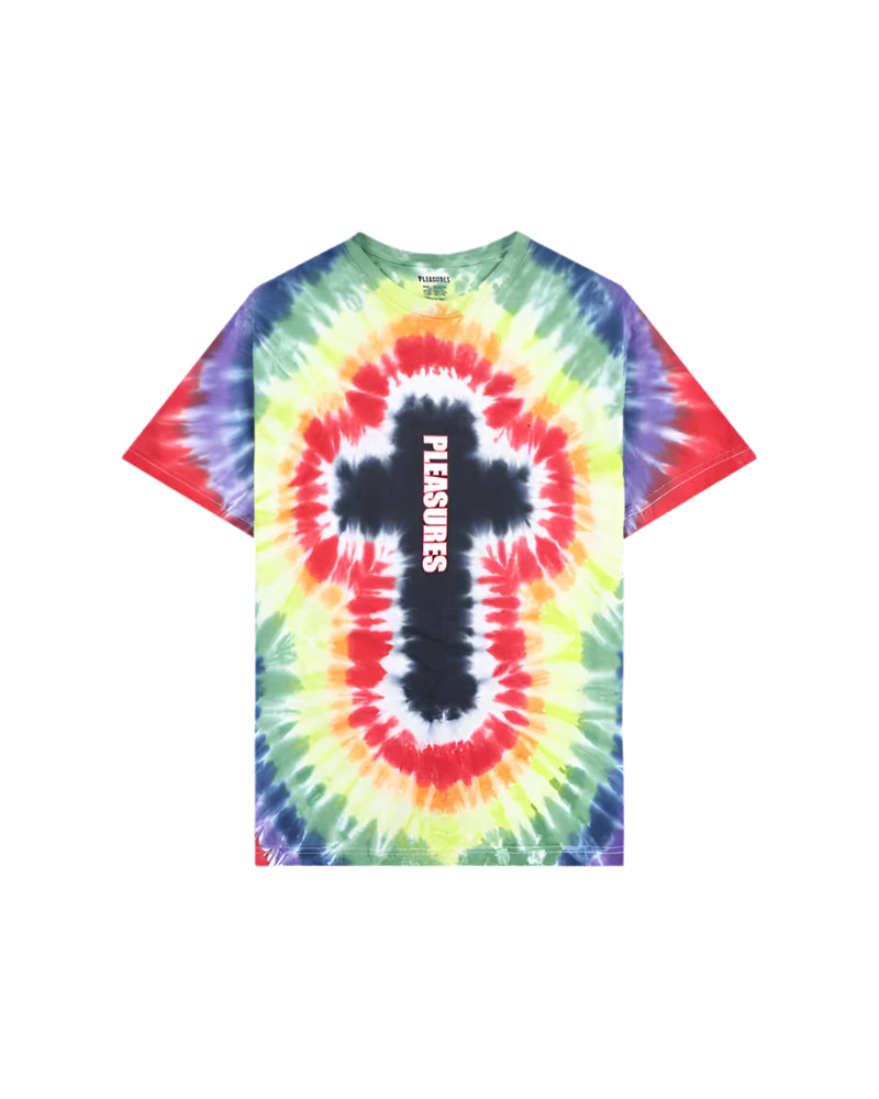 Pleasures Dyed T-Shirt – 6.5oz Cotton Tie - Dye Tee - Gallery Streetwear
