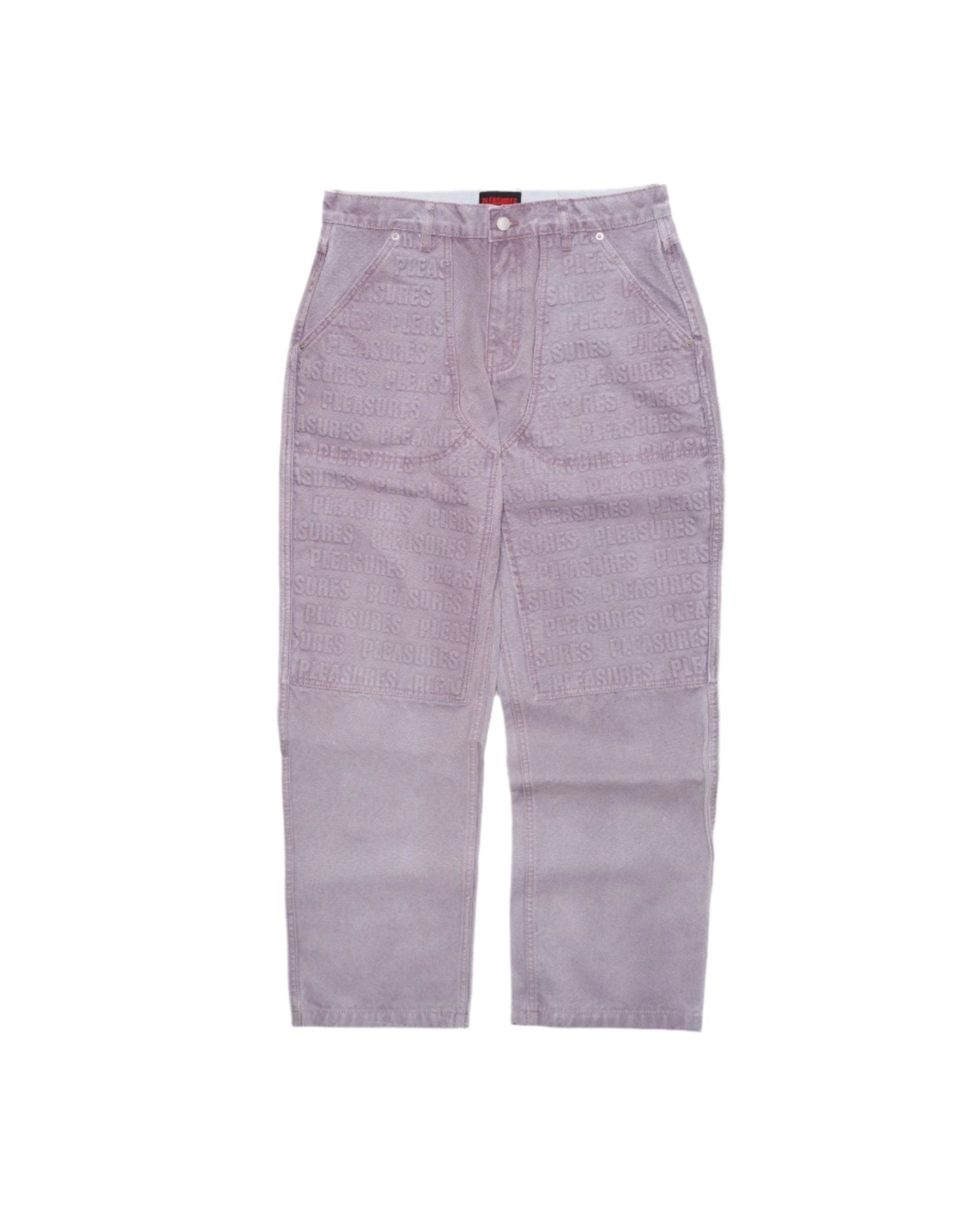 Pleasures | Impact Double Knee Pant Mauve - Gallery Streetwear