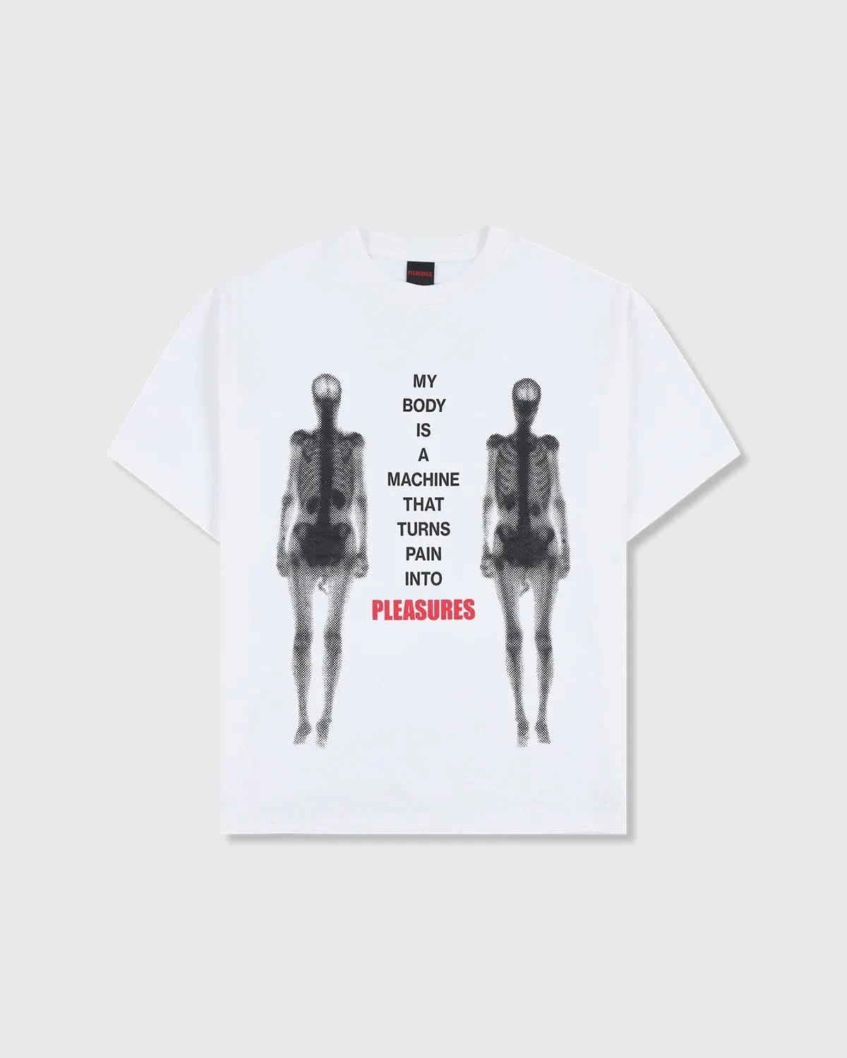 Pleasures Machine T-shirt - White - Gallery Streetwear