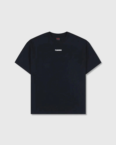 Pleasures Wordmark T-shirt – Black