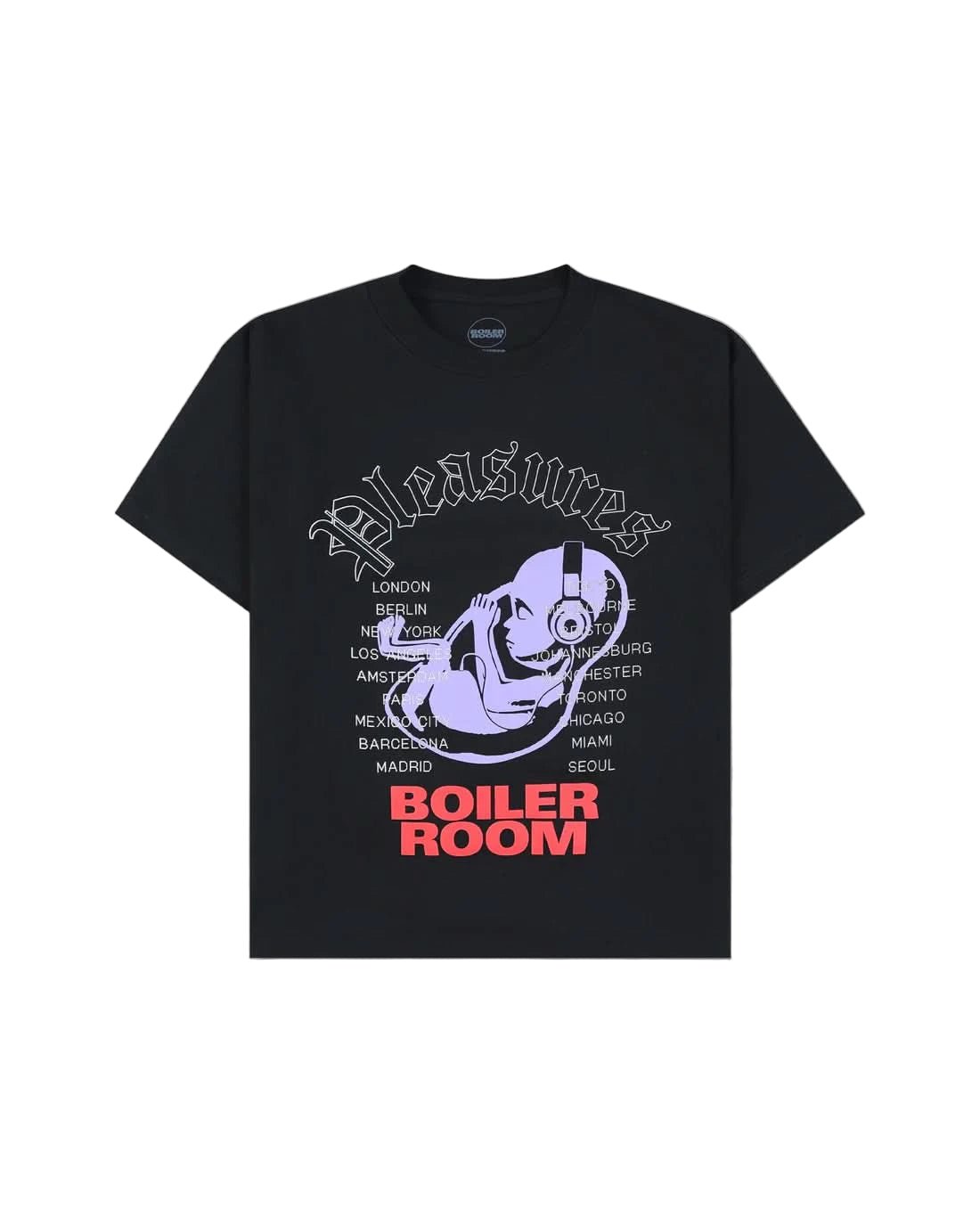 Pleasures x Boiler Room Headphone T-Shirt - Gallery Streetwear