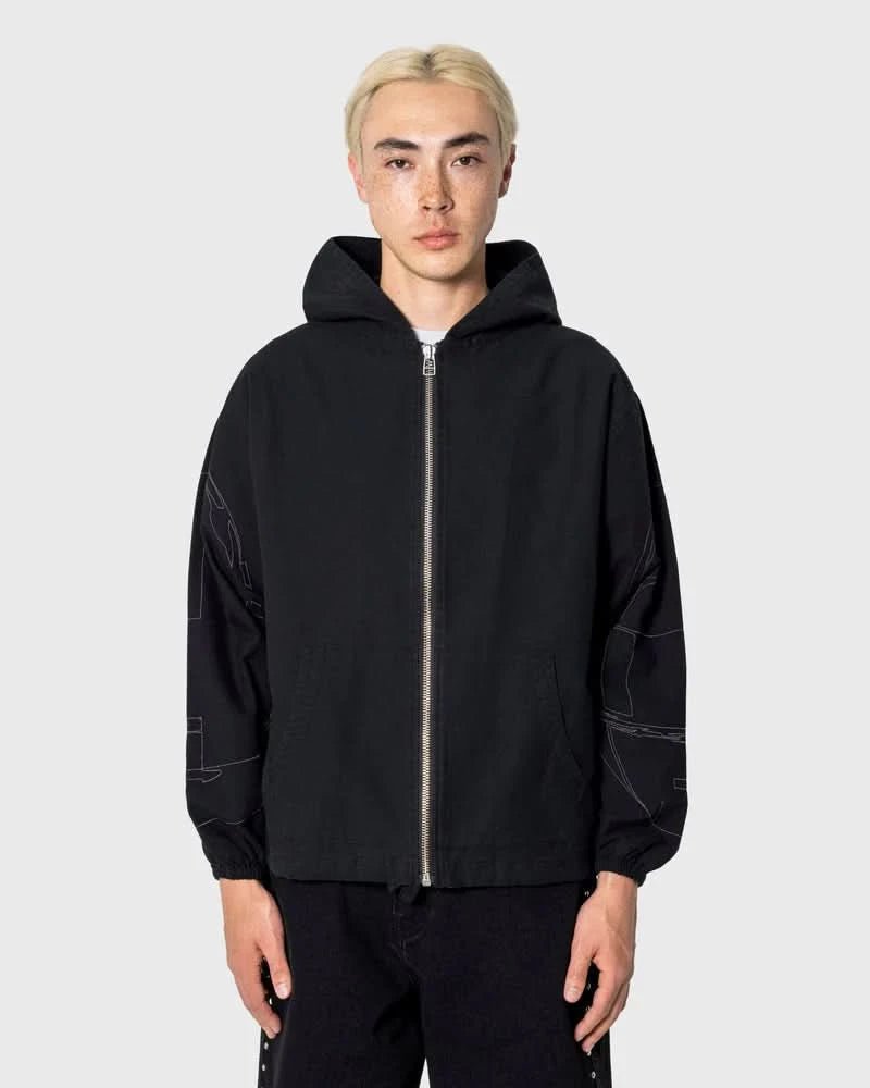 Pleasures x Daft Punk | Digital Zip Poncho Hoodie - Gallery Streetwear