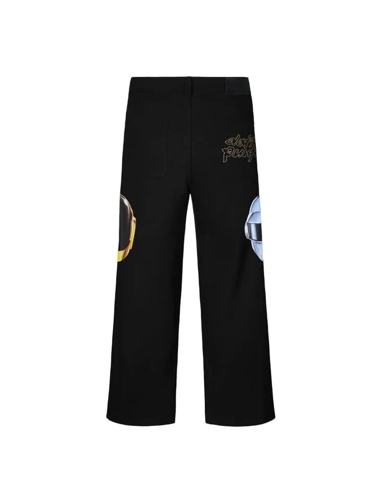 Pleasures x Daft Punk | Ram Baggy Jeans – Black - Gallery Streetwear