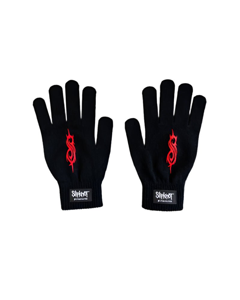 PLEASURES x Slipknot Cult Knit Gloves – Black Winter Gloves Canada Exclusive - Gallery Streetwear
