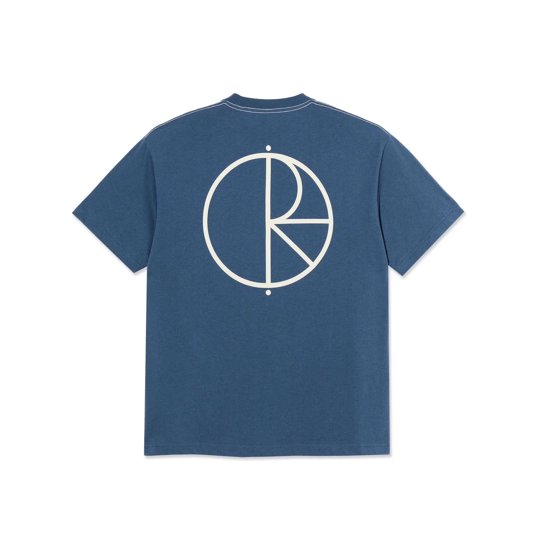 Polar Skate Co. Contrast Tee Stroke Logo - Grey Blue - Gallery Streetwear