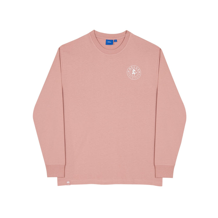 Helas Polo Club Long Sleeve Tee Poudre Red - Gallery Streetwear