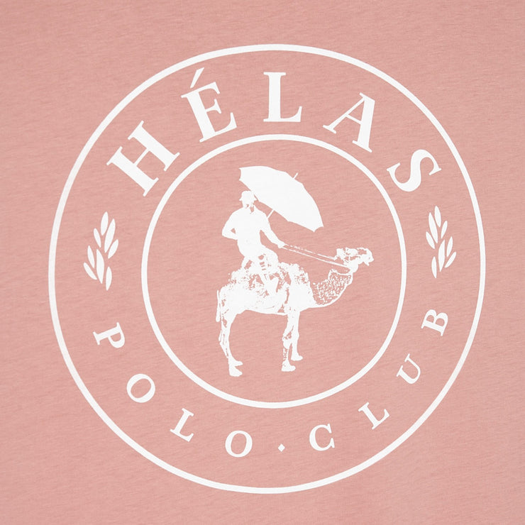 Helas Polo Club Long Sleeve Tee Poudre Red - Gallery Streetwear