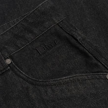 DIME BAGGY FIT JEANS BLACK WASHED - Gallery Streetwear