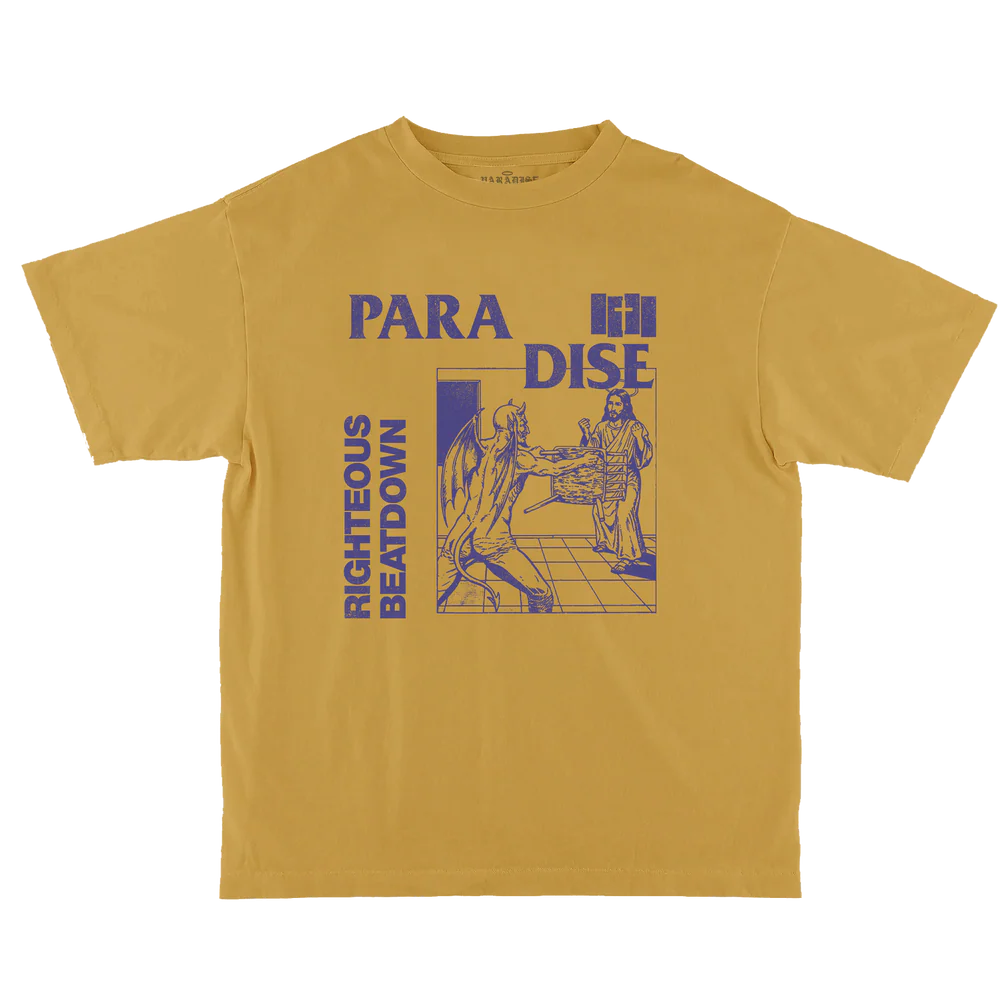 Paradise NYC Righteous Beatdown Tee Yellow