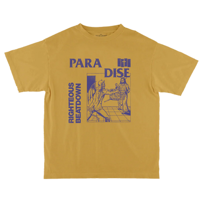 Paradise NYC Righteous Beatdown Tee Yellow
