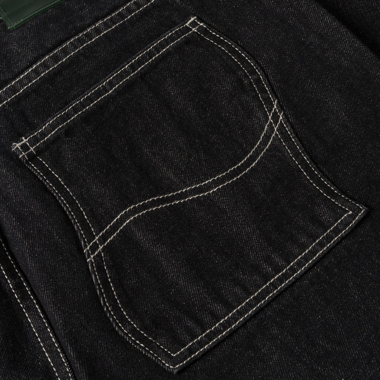 Dime - Classic Relaxed Denim Pants in Black Washed - Gallery Streetwear