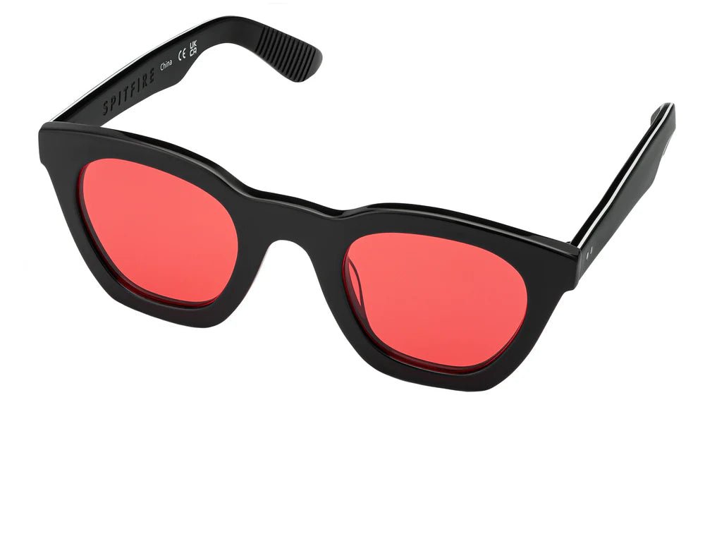 Spitfire | CUT Sixty Four Sunglasses – Black | Red - Gallery Streetwear