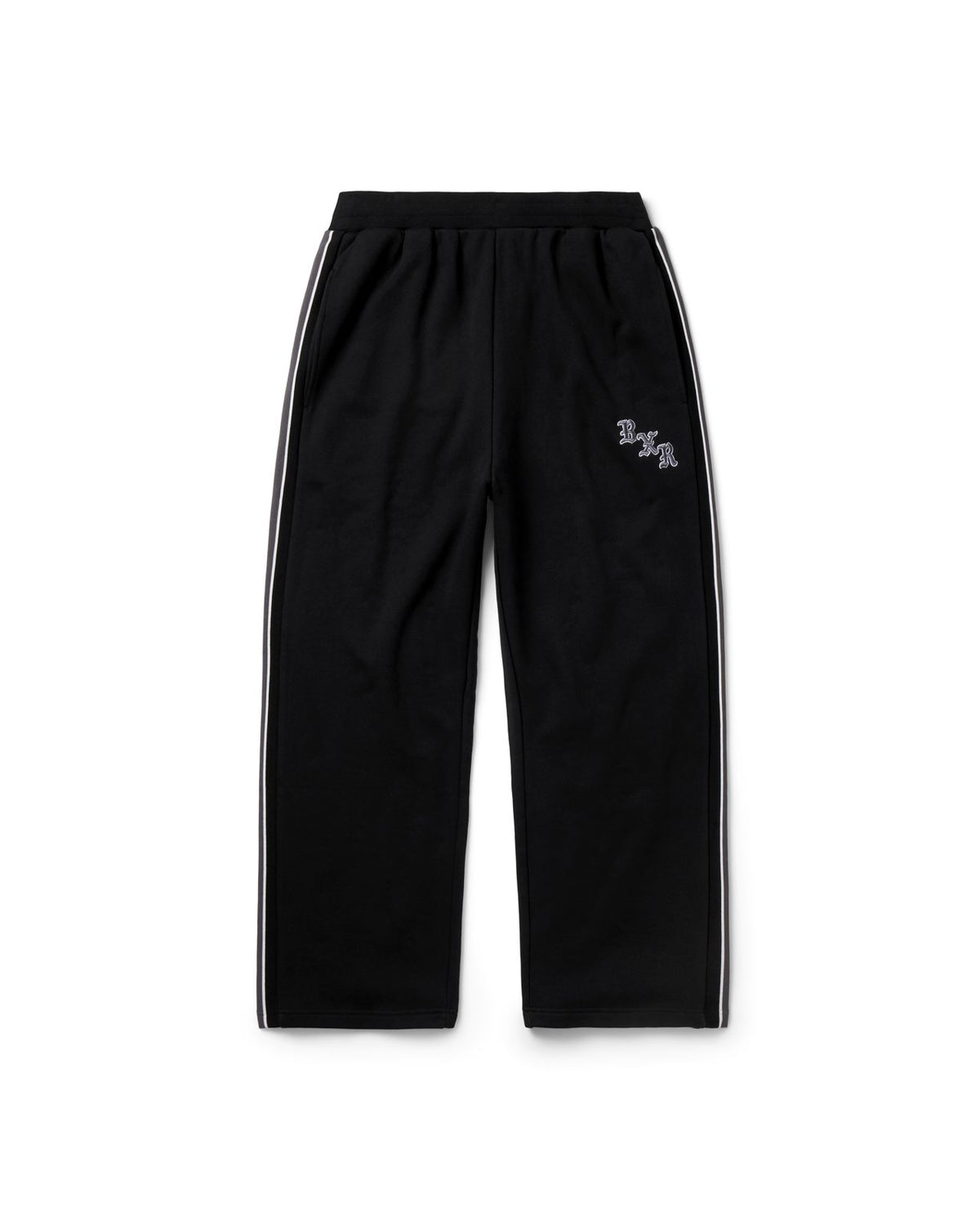 Born X Raised Sport Stripe Sweats – Black