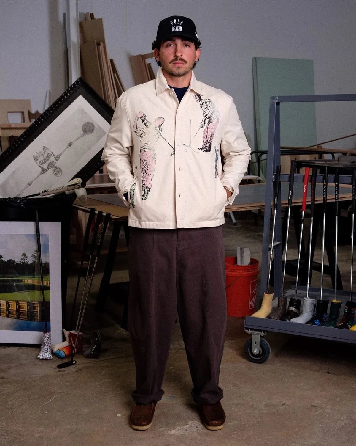 Students Golf Abakus Canvas Pants - Gallery Streetwear