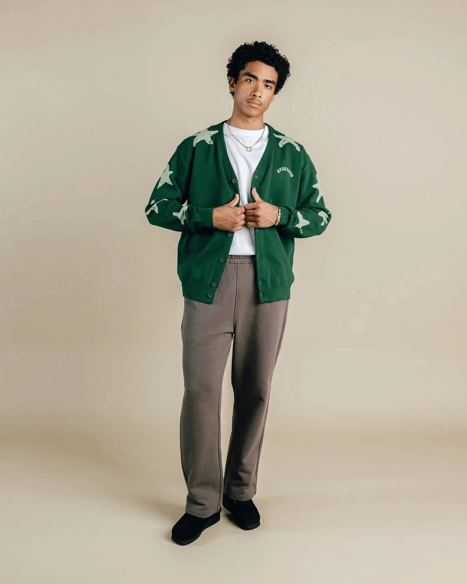 Students Golf Dexter Knit Cardigan Sweater - Gallery Streetwear