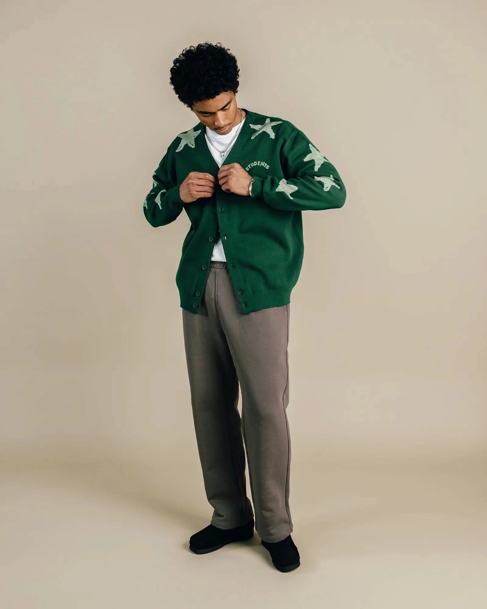 Students Golf Dexter Knit Cardigan Sweater - Gallery Streetwear