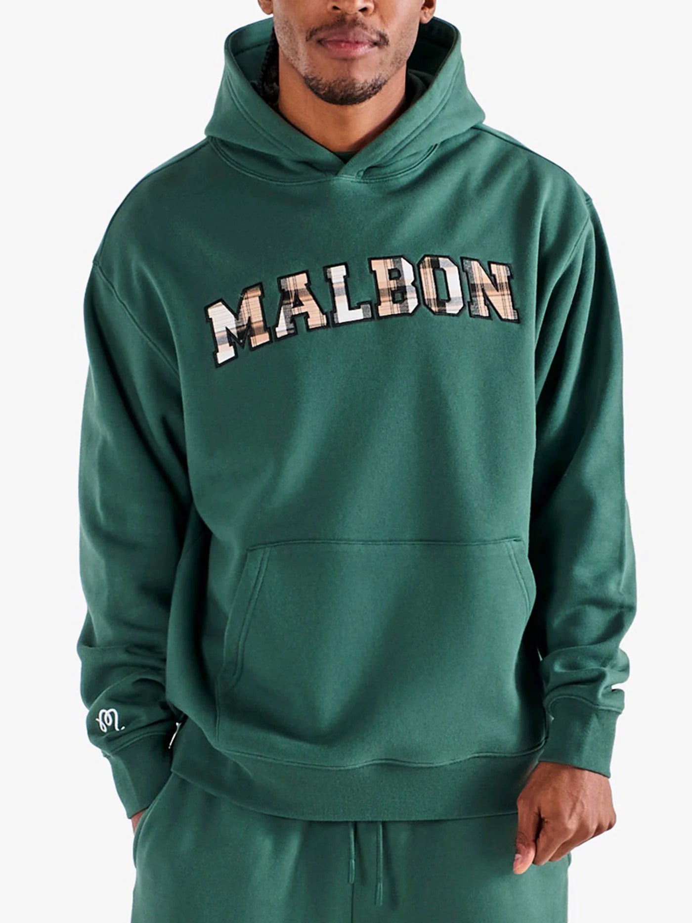 Malbon Golf Preston Fesque Hoodie - Forest
