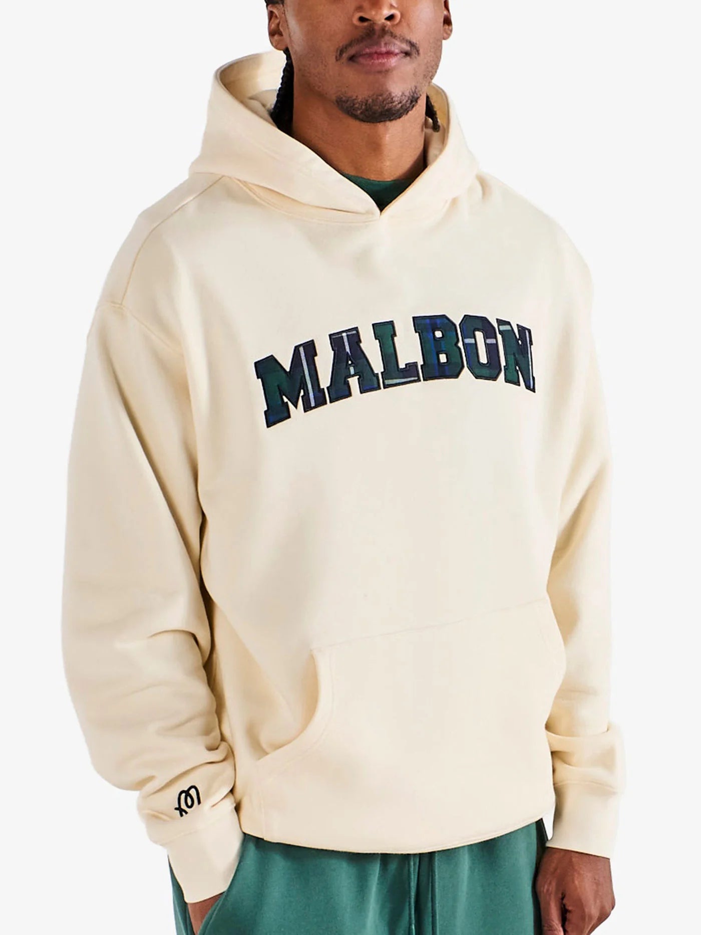 Malbon Golf Preston Fesque Hoodie - Ivory
