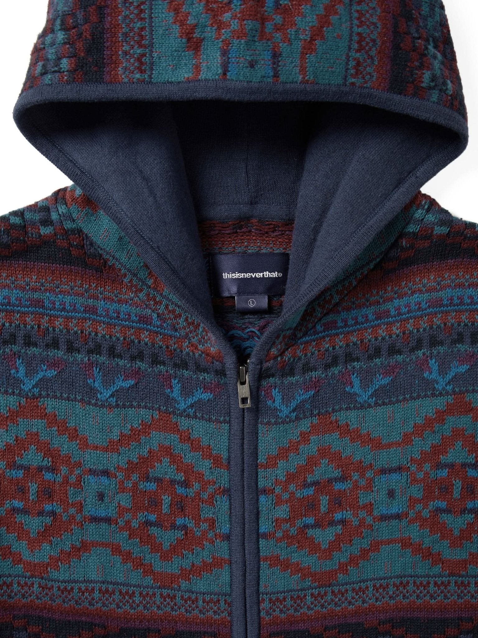 Thisisneverthat | Hooded zip up sweater - Gallery Streetwear