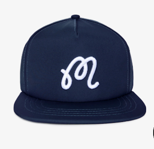 Malbon Golf M Snapback Hat Navy