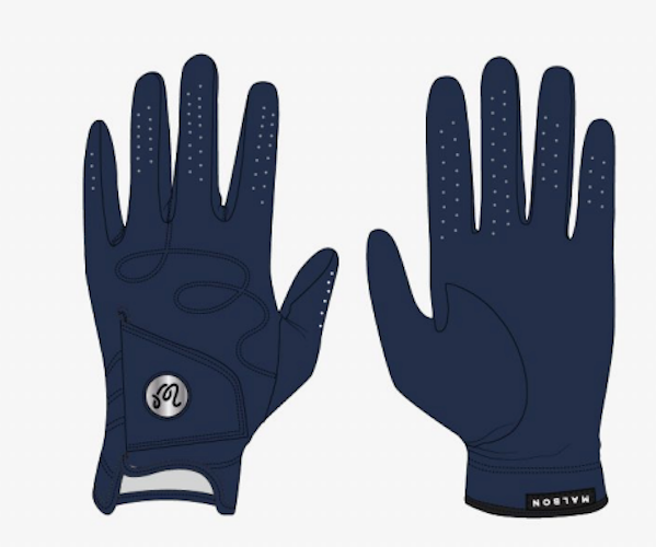 Malbon Golf Division Glove – Blueberry