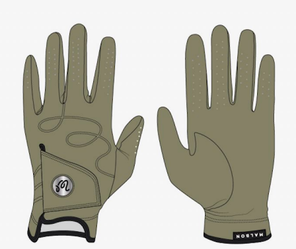 Malbon Golf Division Glove – Military Green