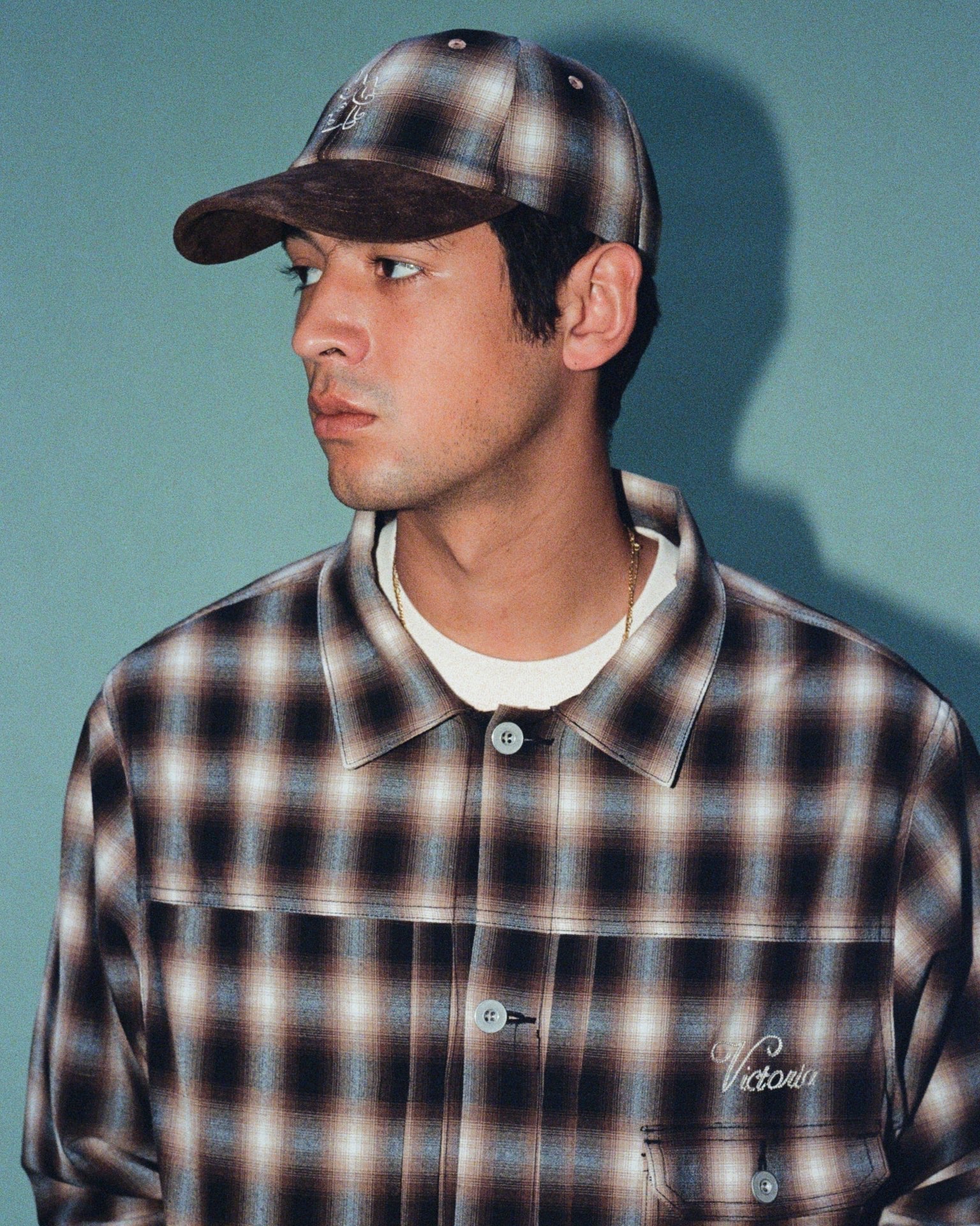 Victoria HK Plaid QH Logo Cap - Gallery Streetwear