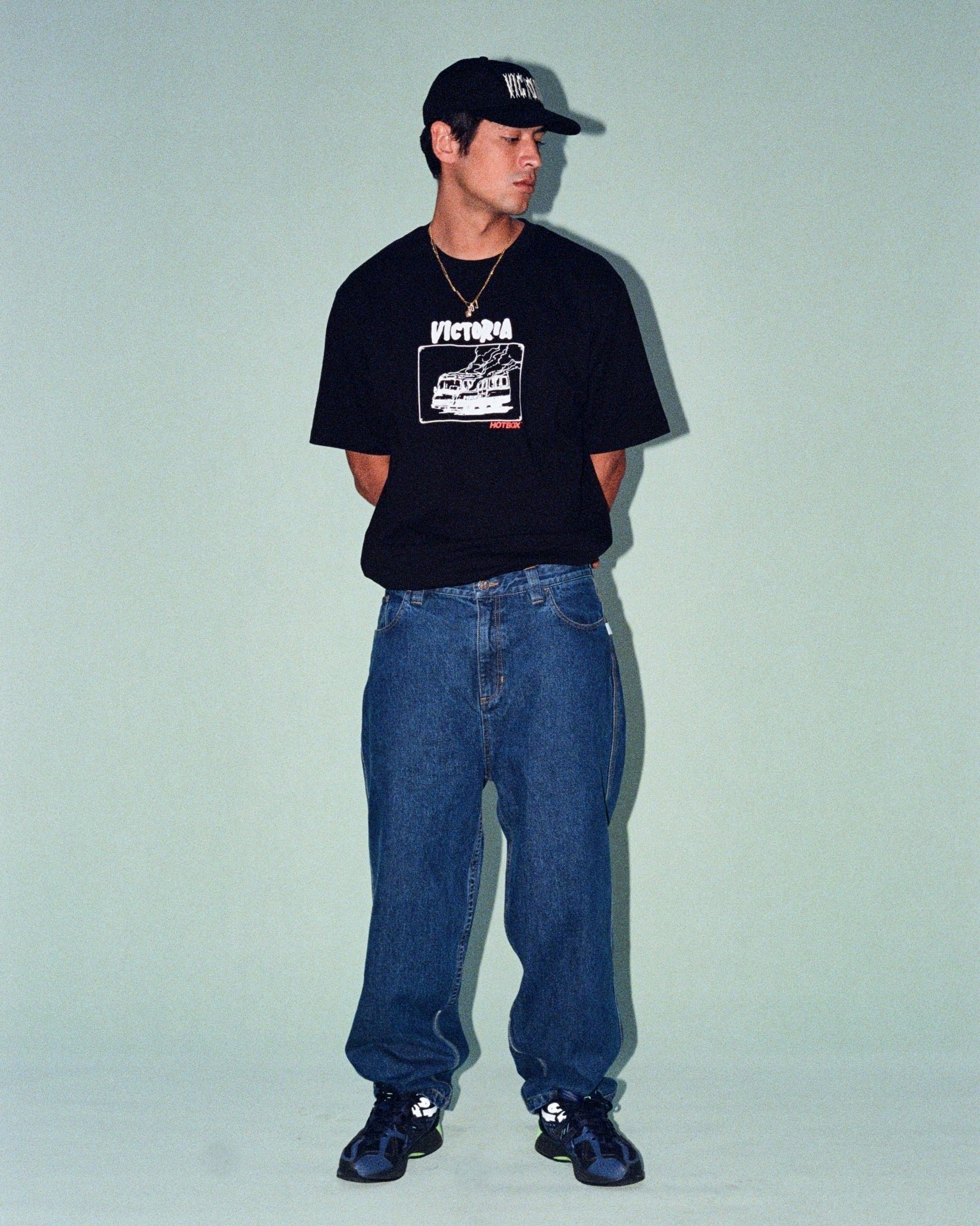 Victoria HK QH 5 Pocket Denim Pant - Stone Washed - Gallery Streetwear