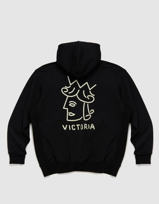 Victoria HK | Queenhead Hoodie – Black - Gallery Streetwear