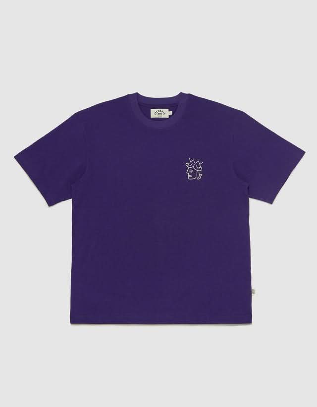 Victoria HK QueenHead Logo Tee – Purple - Gallery Streetwear