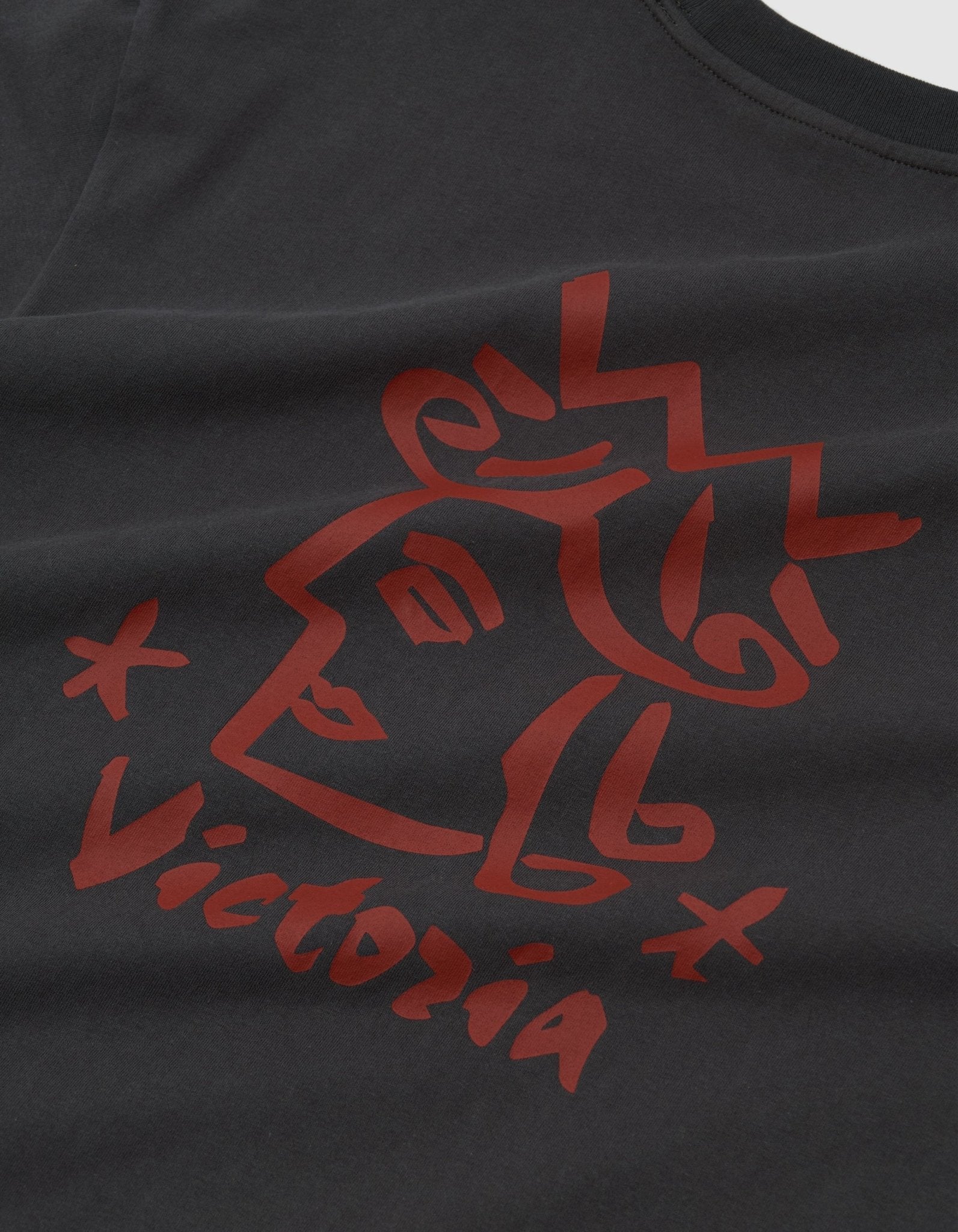 Victoria HK Sharpie QH Tee - Charcoal - Gallery Streetwear
