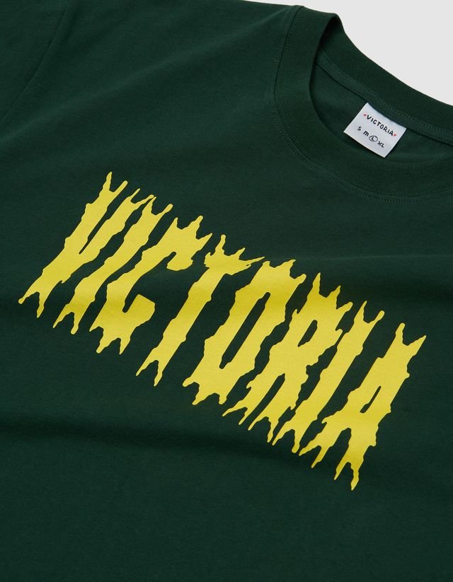Victoria HK Spikey Tee - Green - Gallery Streetwear