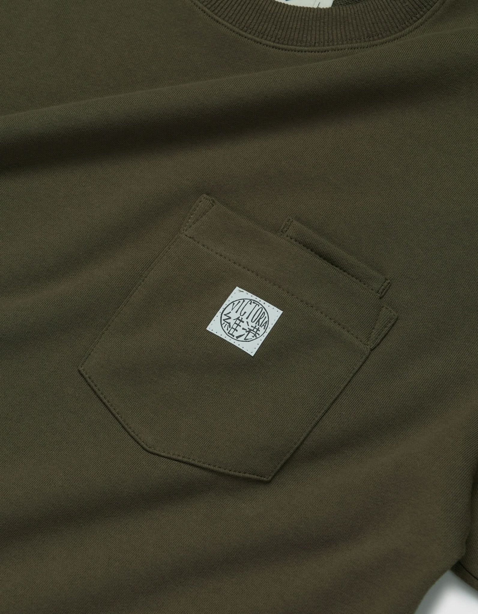 Victoria HK Waffle Sleeve Double Pocket Tee - Gallery Streetwear