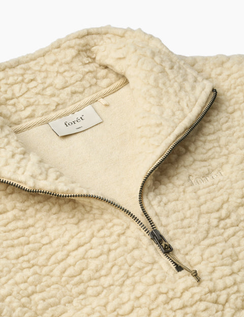 Foret | Wave half zip Sweater